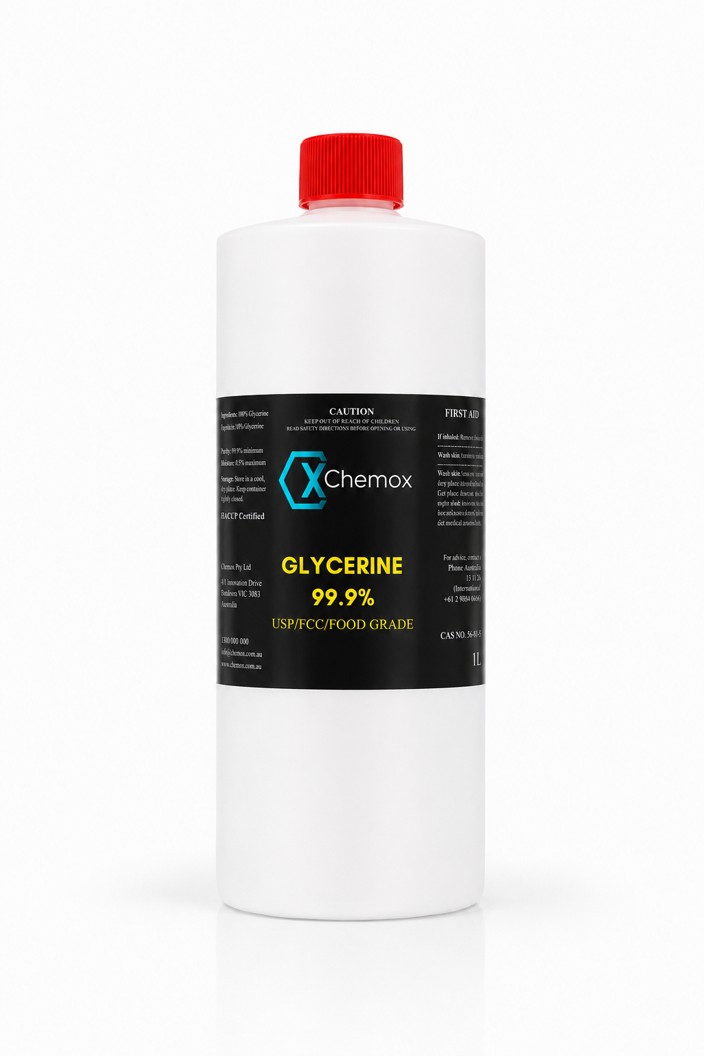 Glycerine USP/FCC/Food grade 1L