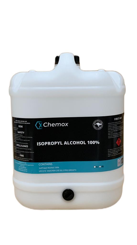 Chemox - Isopropyl Alcohol Isopropanol 100% Alcohol 20L