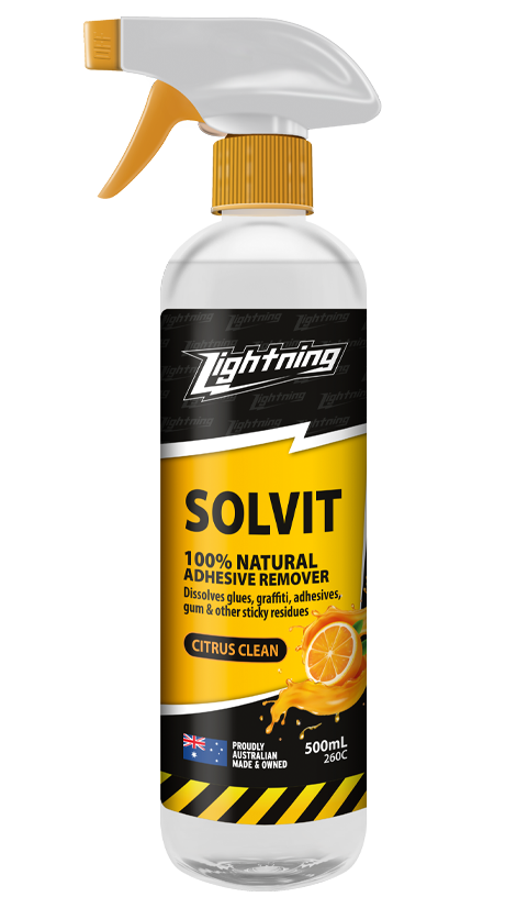 Lightning Solvit Citrus Clean 500ml - Natural Adhesive Remover -260C