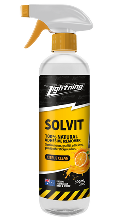 Lightning Solvit Citrus Clean 500ml - Natural Adhesive Remover -260C