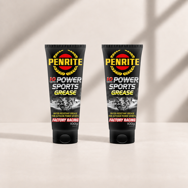 2 X Penrite 10 Tenths Power Sports Grease Water Resistant 100g - PSGR0001 (Twin Pack)