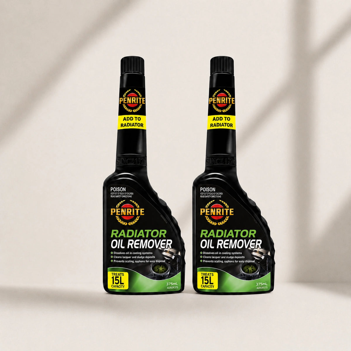 2 X Penrite Radiator Oil Remover 375ml - ADROR375 ** Twin Pack **