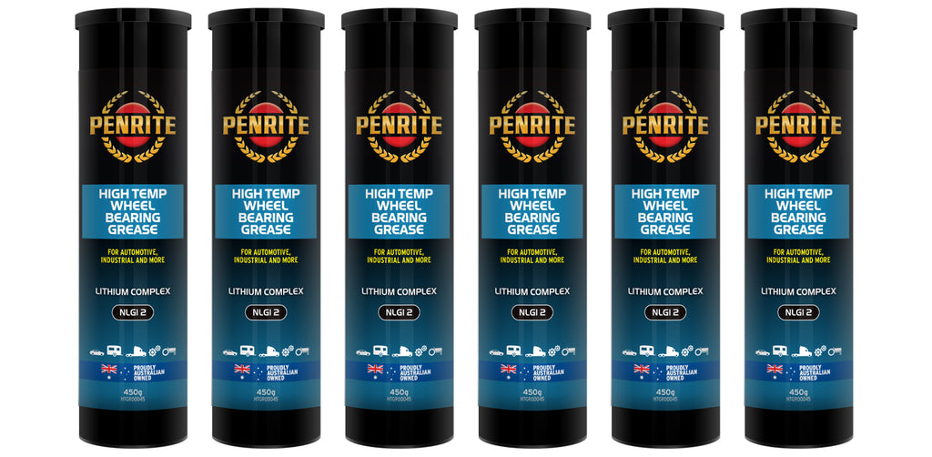 6 X Penrite High Temperature Wheel Bearing Grease 450g - HTGR00045 **Box**