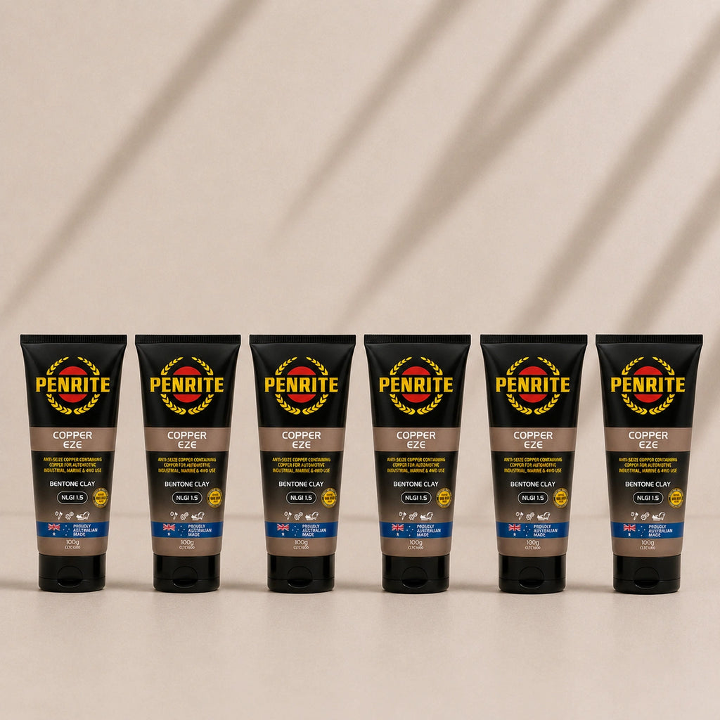 6 X Penrite 10 Tenths Power Sports Grease Water Resistant 100g - PSGR0001 (Box)