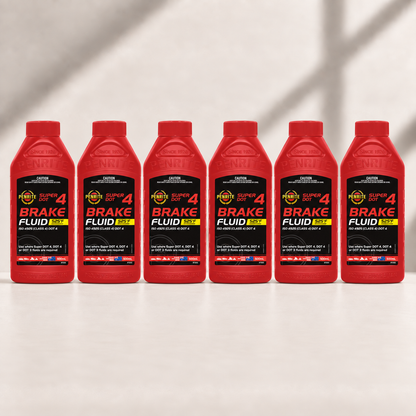 6 X Penrite Brake Fluid Super DOT 4 500ml - BF0005 (Box)