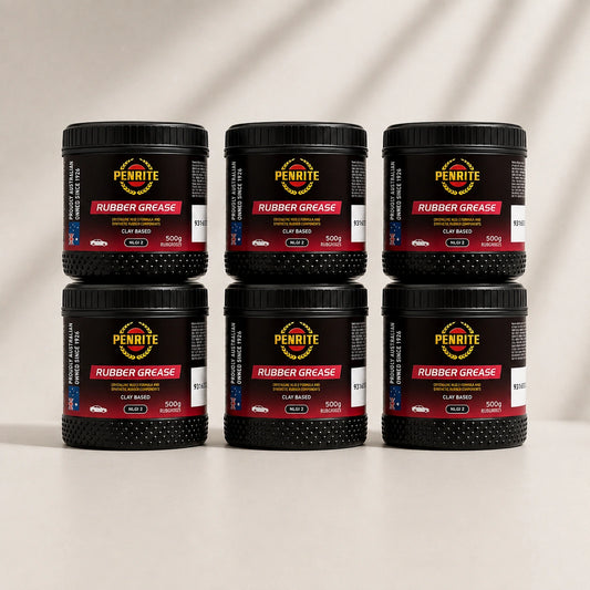 6 X Penrite Rubber Grease 500g - RUBGR0005 ** Box **