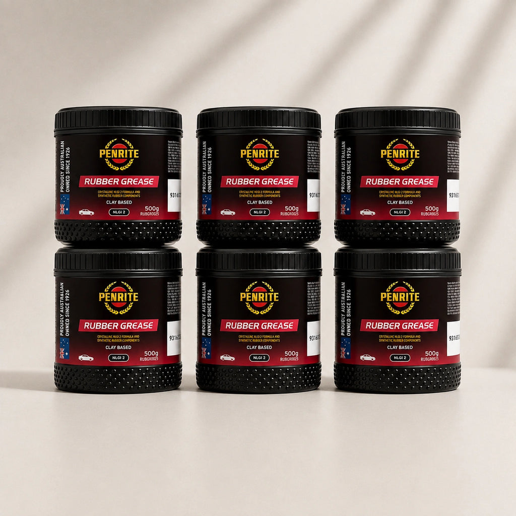 6 X Penrite Rubber Grease 500g - RUBGR0005 ** Box **