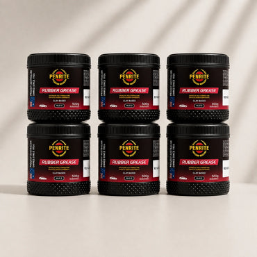 6 X Penrite Rubber Grease 500g - RUBGR0005 ** Box **