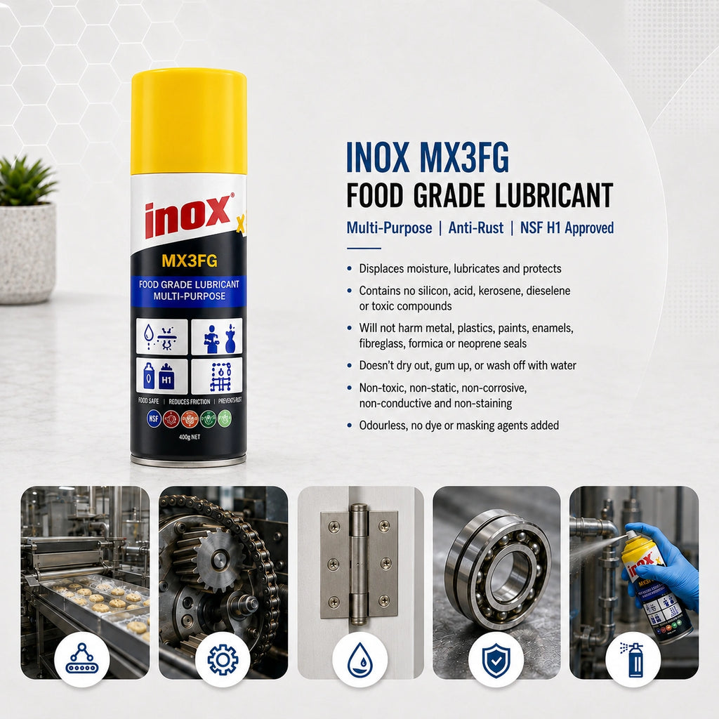 6 x Inox MX3 Food Grade Lubricant 300g Can