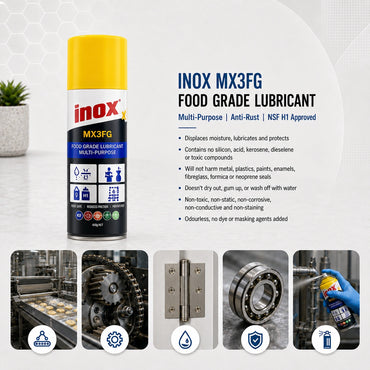 6 x Inox MX3 Food Grade Lubricant 300g Can