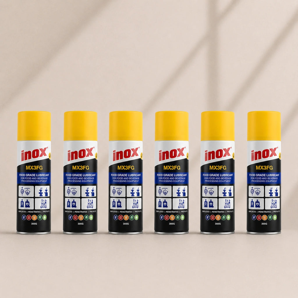 6 x Inox MX3 Food Grade Lubricant 300g Can