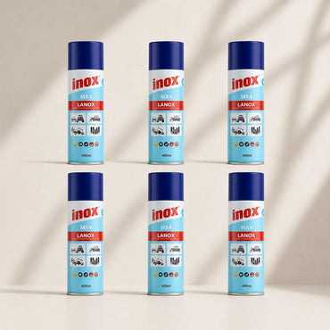 6 x MX4 Lanox Lanolin Lubricant 300g Aerosol