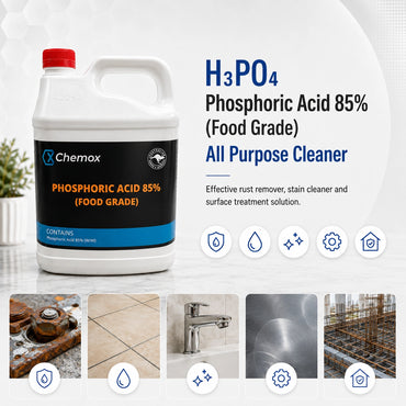 85% Phosphoric Acid 5L - Food Grade Orthophosphoric Rust Remover