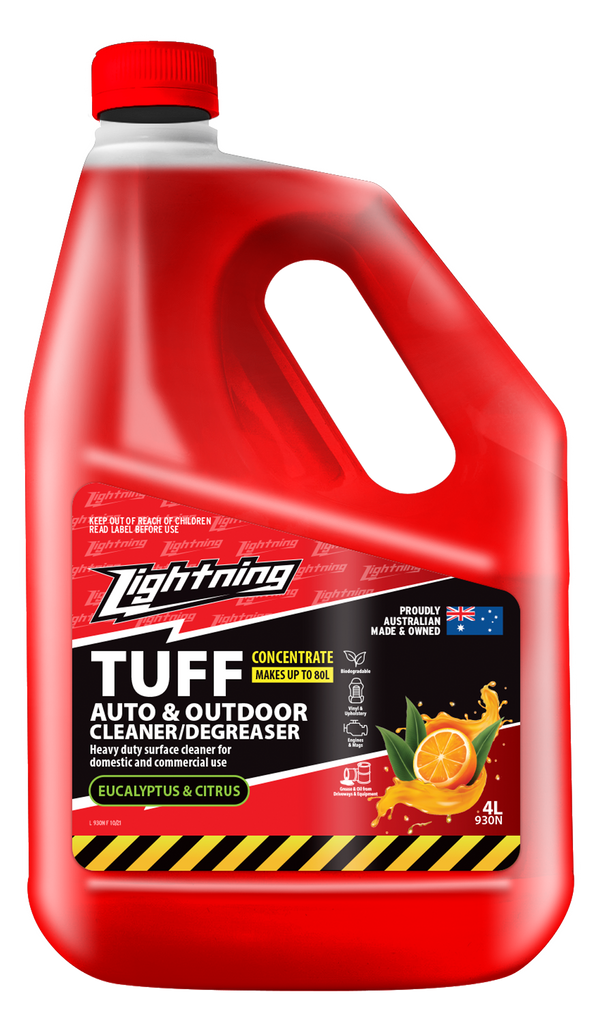 Lightning Tuff 4L - Citrus & Euclayptus Cleaner Degreaser Concentrate