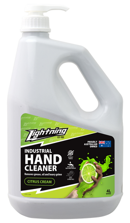 Lightning Hand Cleaner Citrus Cream 4 L Pump Pack 999L