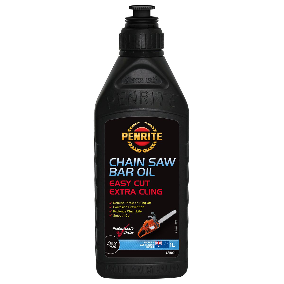 2 x Penrite Chain Saw Bar Oil 1L - CSB001 (Twin pack)