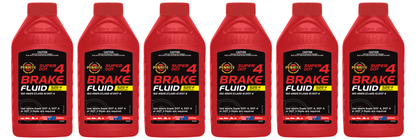 6 X Penrite Brake Fluid Super DOT 4 500ml - BF0005 (Box)
