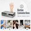 Bastion Large Clear Vinyl Gloves Powder Free 100X10 Carton of 1000 Pcs
