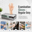 Bastion Medium Clear Vinyl Gloves Powder Free 100X10 Carton of 1000 Pcs