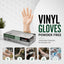Bastion Small Clear Vinyl Gloves Powder Free 100X10 Carton of 1000 Pcs