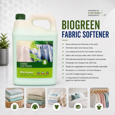 BioGreen Fabric Softner Bio-degradable Phosphate free 5L