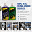 California Custom Purple Metal Polish 355ml & Aluminum Deoxidizer 355ml Combo