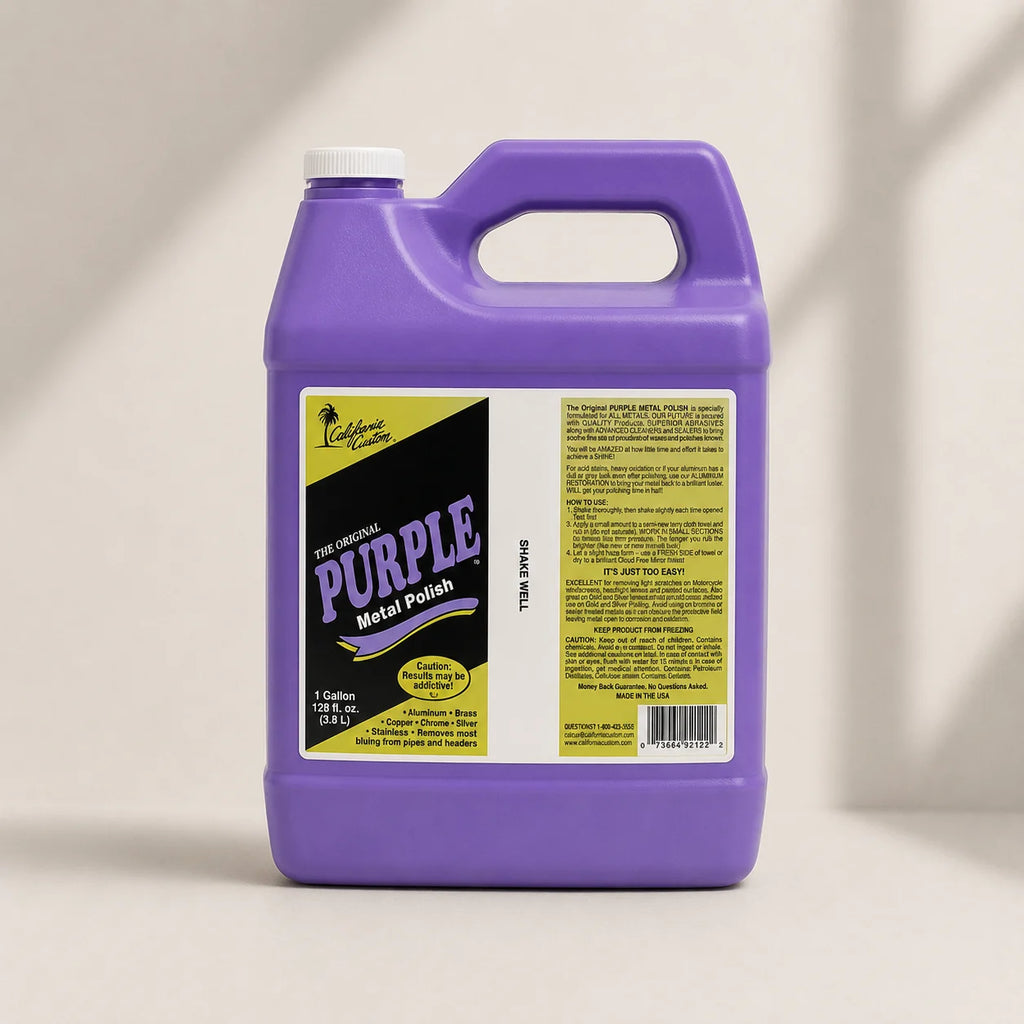California Customs Purple Metal Polish - 3.8Litre