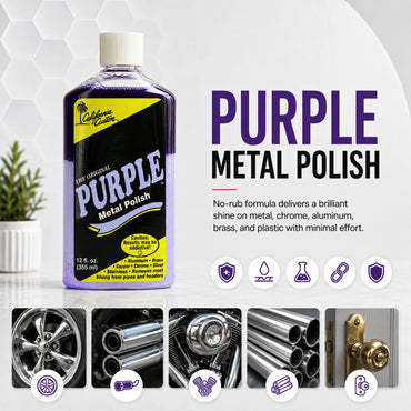 California Customs Purple Metal Polish 355ml