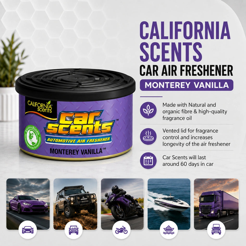 California Scents Car Air Freshener Monterey vanilla 42g