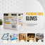 Capri Premium Vinyl Gloves Powder Free Large Clear 1000 Pcs (10 X 100pcs) - C-GV0006