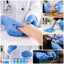 Capri Premium Vinyl Gloves Powder Free Medium Blue 1000 Pcs (10 X 100pcs) - C-GV0011