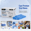 Capri Premium Vinyl Gloves Powder Free Medium Blue 1000 Pcs (10 X 100pcs) - C-GV0011