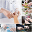 Capri Premium Vinyl Gloves Powder Free Medium Clear 1000 Pcs (10 X 100pcs) - C-GV0005