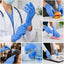 Capri Premium Vinyl Gloves Powder Free Small Blue 100 Pcs - C-GV0010