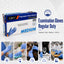 Capri Premium Vinyl Gloves Pre-Powdered Medium Blue 100Pcs -  C-GV0008