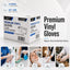 Capri Premium Vinyl Gloves Pre-Powdered X-Large Blue 1000 Pcs (10 X 100pcs) - C-GV0015