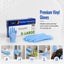 Capri Premium Vinyl Gloves Pre-Powdered X-Large Blue 100 Pcs - C-GV0015