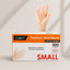 Capri Premium Vinyl Gloves Pre Powdered Small Clear 100 Pcs - C-GV0001