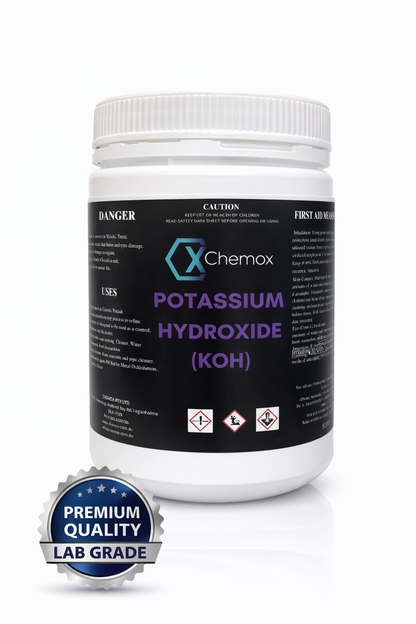 Potassium Hydroxide Caustic Potash Flakes  (KOH) 1KG