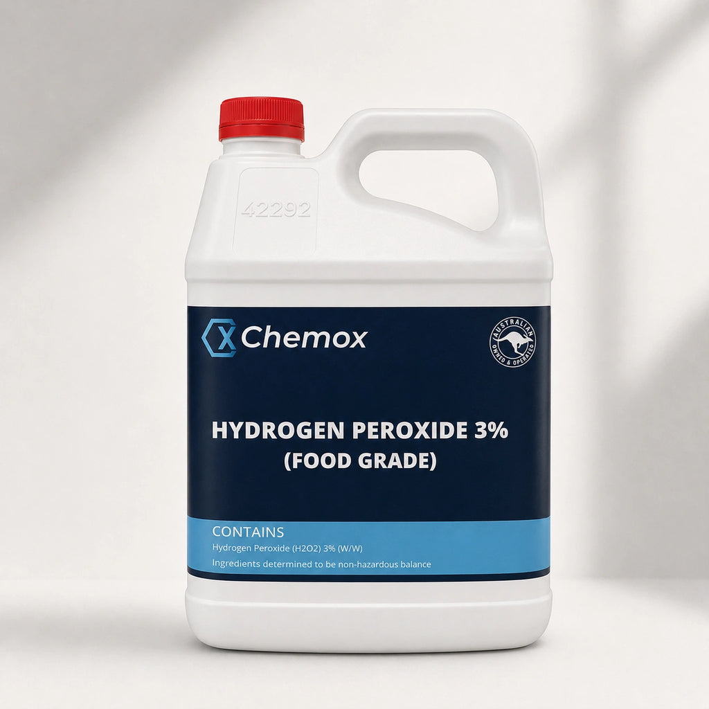 Chemox - 3% H2O2 Hydrogen Peroxide 4L -Food Grade - Free Shipping!!