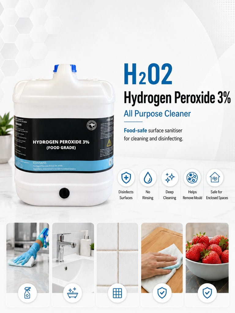 Chemox - 3% Hydrogen peroxide 20L - H2O2 - Food Grade