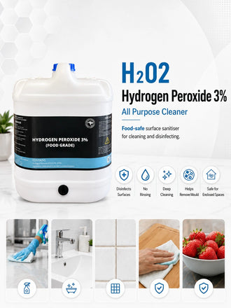 Chemox - 3% Hydrogen peroxide 20L - H2O2 - Food Grade