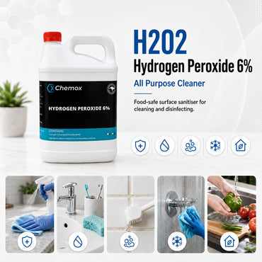 Chemox - 6% H2O2 Hydrogen Peroxide 4L - Free Shipping!!