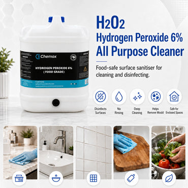Chemox - 6% H2O2 Hydrogen peroxide 20L - H2O2 - Food Grade