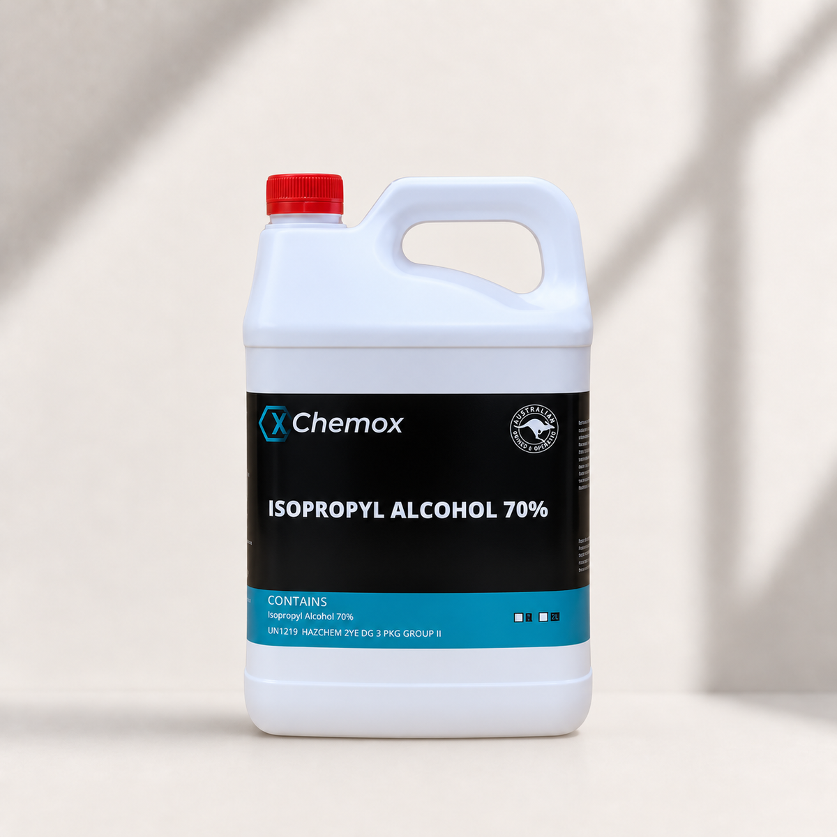 Chemox - 70% Isopropyl Alcohol Isopropanol Rubbing Alcohol 5L