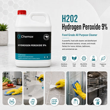 Chemox - 9% H2O2 Hydrogen Peroxide 4L - Free Shipping!!