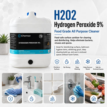 Chemox - 9% H2O2 Hydrogen peroxide 20L - H2O2 - All Purpose Cleaner