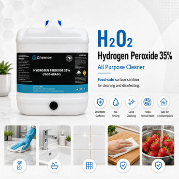 Chemox - Hydrogen Peroxide 35% food Grade (H2O2)20L