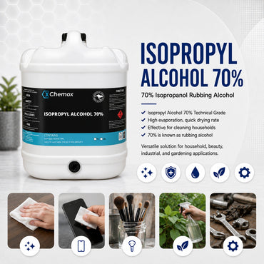 Chemox - Isopropyl Alcohol Isopropanol 70% Rubbing Alcohol 20L