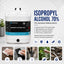 Chemox - Isopropyl Alcohol Isopropanol 70% Rubbing Alcohol 20L